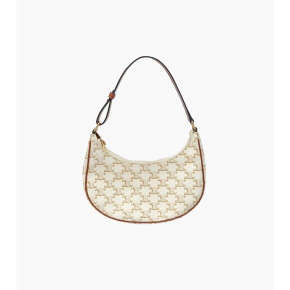 CELINE Medium White Abba Bag C-A27081 - Picture 1 of 11
